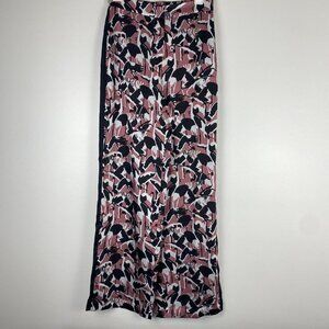 Ted Baker London Women's Crane Novelty Pants Size US 4 NWT Pink Wide Leg Elastic